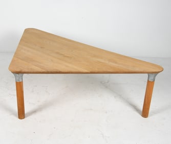 DANISH BEECH COFFEE TABLE C. 1980S