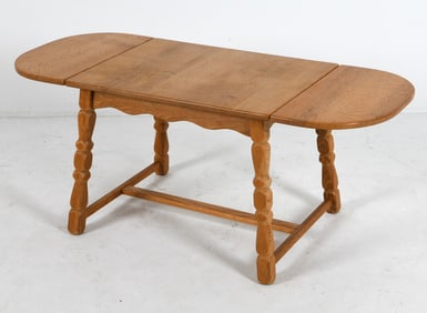MANNER OF HENNING KJAERNULF DROP-LEAF SIDE TABLE