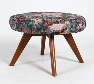 DANISH TEAK OTTOMAN C. 1970S