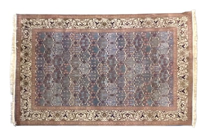 TURKISH HEREKE WOOL RUG C. 1970S