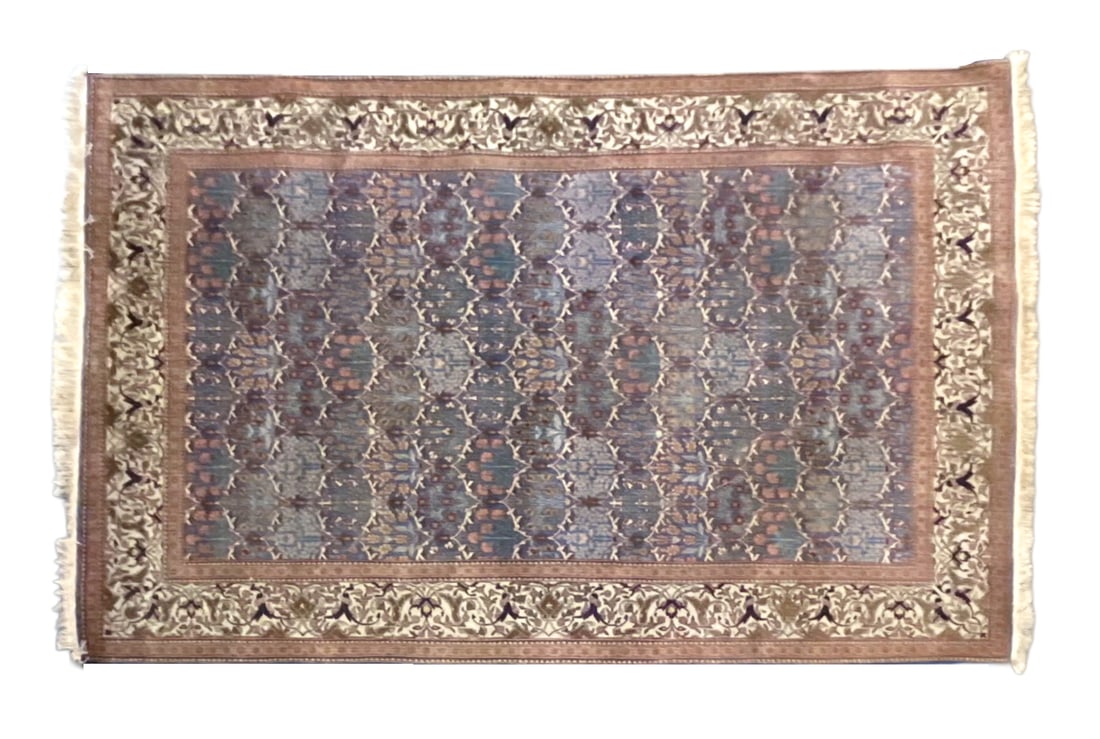 TURKISH HEREKE WOOL RUG C. 1970S (1 of 8)