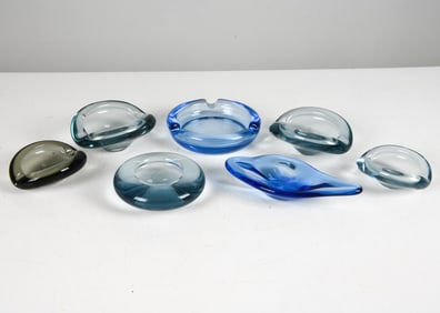 HOLMEGAARD DANISH GLASS GROUPING C. 1970S