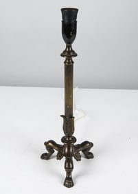 SCANDINAVIAN BRONZE TABLE LAMP