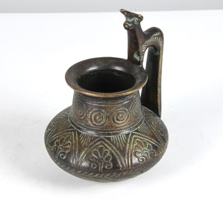 ANCIENT ITALIAN ETRUSCAN BULL JUG REPRODUCTION