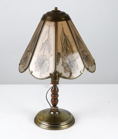 SCANDINAVIAN NOUVEAU STYLE TABLE LAMP C. 1960S
