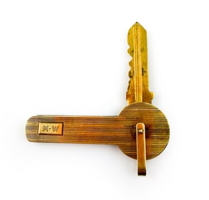 VINTAGE TIFFANY & CO 14K GOLD KEY HOLDER