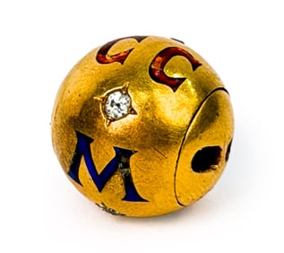 FRENCH DIAMOND & GOLD PENDANT CHARM