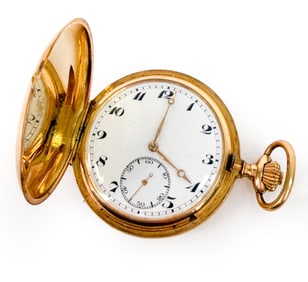 IWC "PROBUS SCAFUSIA" 18K GOLD POCKET WATCH