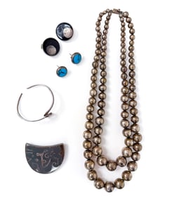 GROUPING OF STERLING SILVER JEWELRY INCL. TAXCO