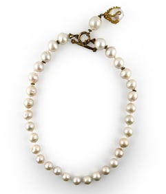 STERLING & PEARL NECKLACE