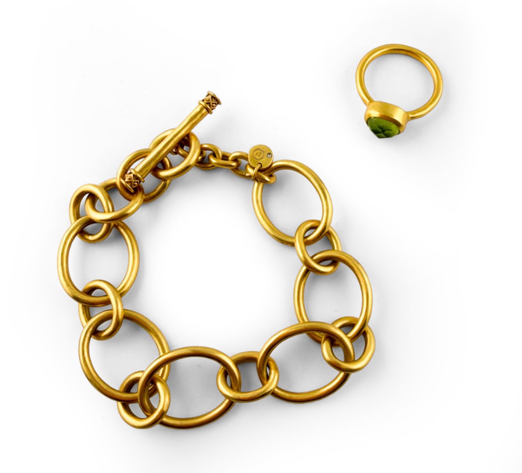 JUILE VOS LINK BRACELET & RING (1 of 6)