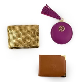 GROUPING OF WOMEN'S WALLETS & COMPACT MIRRORS