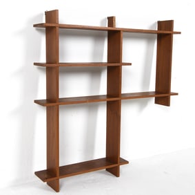 DANISH TEAK WALL SHELF C. 1970S