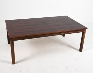 STYLE OF BRAMIN DANISH ROSEWOOD COFFEE TABLE 1960S