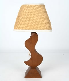 DANISH TEAK TABLE LAMP C. 1960S