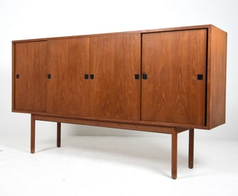 ATTR. ARNE VODDER DANISH TEAK SIDEBOARD C. 1960S