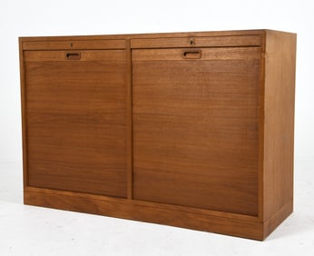 ATTR. BJERRINGBRO DANISH TEAK FILE CABINET C.1960S
