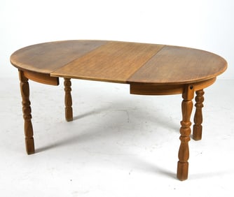HENNING KJAERNULF DANISH OAK DINING TABLE 1970S