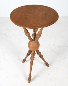 SCANDINAVIAN OAK SIDE TABLE C. 1970S