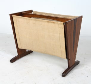 DANISH ROSEWOOD MAGAZINE RACK C. 1970S