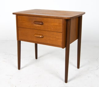 STYLE OF OLHOLM DANISH TEAK NIGHTSTAND C. 1970S