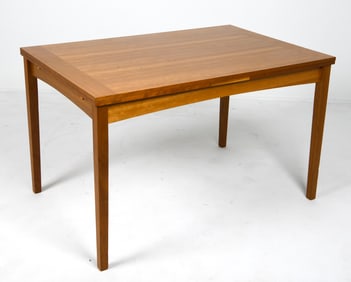 DANISH WALNUT EXTENDING DINING TABLE C. 1970S
