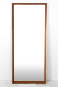 DANISH TEAK WALL MIRROR C. 1960S