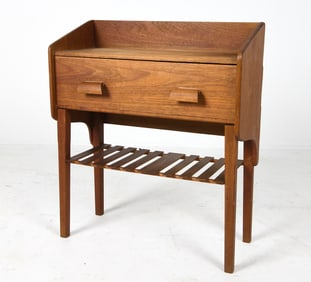 DANISH TEAK NIGHTSTAND C. 1960S