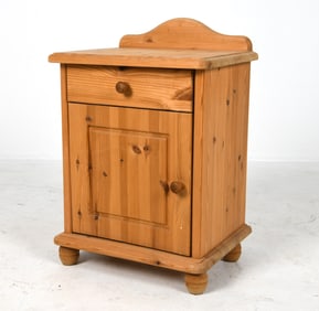SWEDISH PINE NIGHTSTAND C. 1960S
