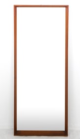 DANISH TEAK WALL MIRROR C. 1960S
