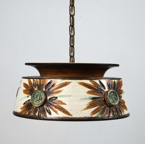AXELLA DANISH STONEWARE CERAMIC PENDANT LIGHT