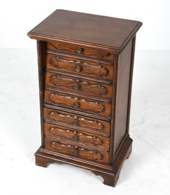 SCANDINAVIAN MAHOGANY SECRETARY CHEST