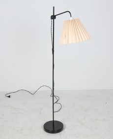 HORN DANISH STEEL FLOOR LAMP C. 1980S