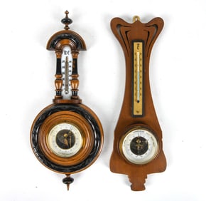VINTAGE DANISH BAROMETER GROUPING