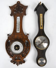 VINTAGE DANISH BAROMETER GROUPING