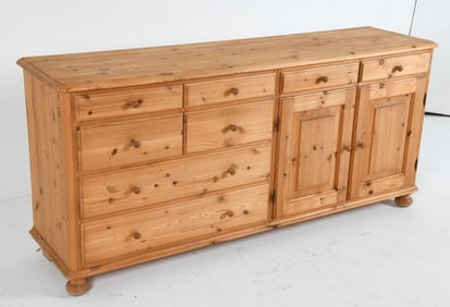 MID-CENTURY SWEDISH PINE SIDEBOARD C. 1970S