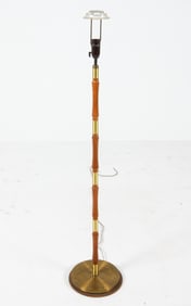 FOG & MORUP STYLE DANISH TEAK FLOOR LAMP C. 1970S