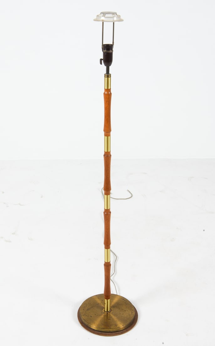 FOG & MORUP STYLE DANISH TEAK FLOOR LAMP C. 1970S (1 of 9)