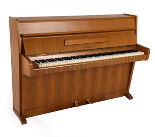 WEINBACH CZECH WALNUT UPRIGHT PIANO C. 1960S