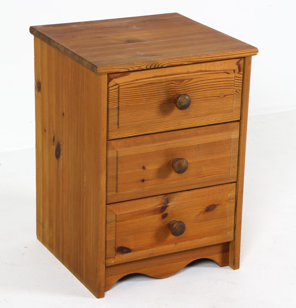 DANISH PINE SIDE CHEST C. 1970S (1 of 11)