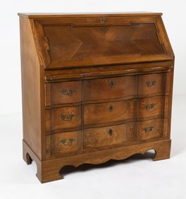 DANISH OAK SECRETARY DESK C. 1970S