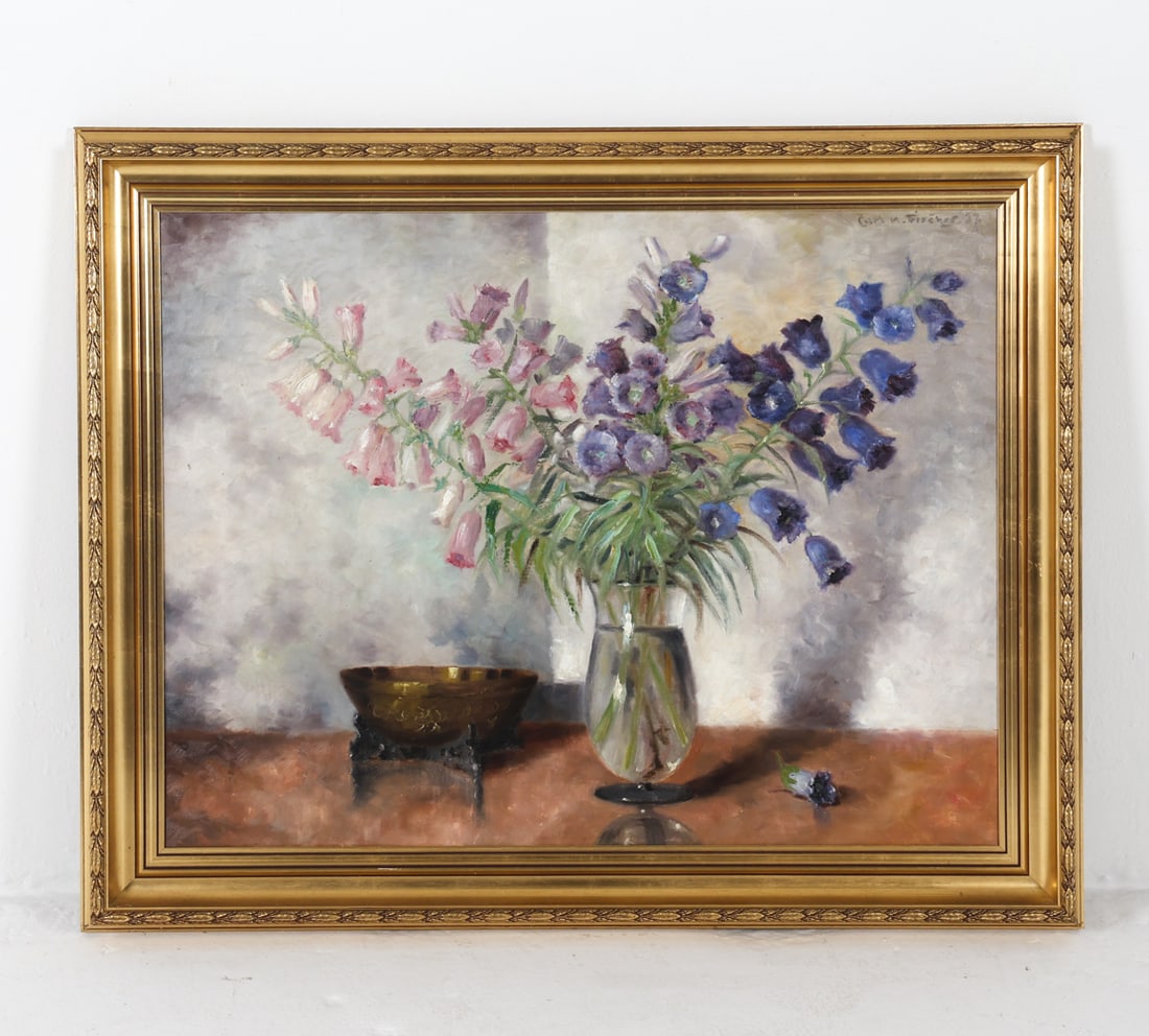 CARL H. FISCHER (DANISH, 1885-1955) STILL LIFE O/C (1 of 11)