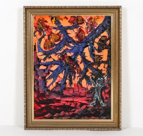 PETER DANILEWITZ IMPASTO ABSTRACT O/C 2000