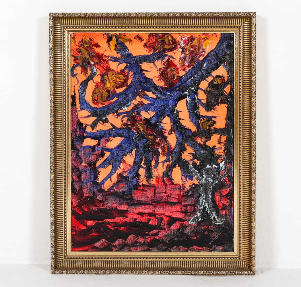 PETER DANILEWITZ IMPASTO ABSTRACT O/C 2000 (1 of 9)