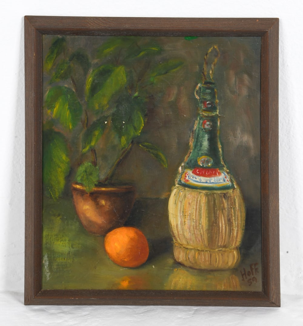 HOFF (20TH C.) STILL LIFE O/C (1 of 5)
