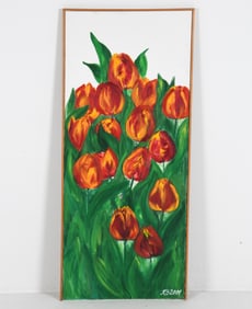 STILL LIFE FLOWERS A/C 2001