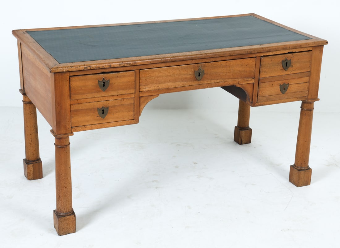 ANTIQUE OAK WRITING DESK (1 of 14)
