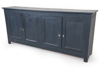 ANTIQUE PAINTED PINE SIDEBOARD 19TH C.