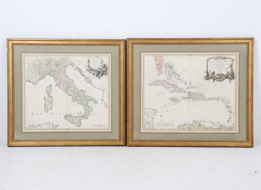 18TH C. MAPS BAHAMAS & ITALY GROUPING (1 of 5)