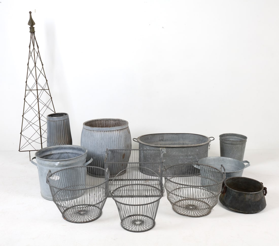 OUTDOOR GARDEN GROUPING INCL. ZINC (1 of 16)